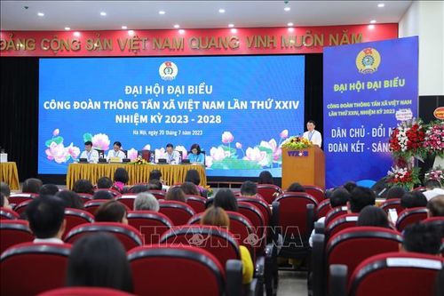 Đại hội đại biểu Công đoàn TTXVN lần thứ XXIV, nhiệm kỳ 2023 - 2028