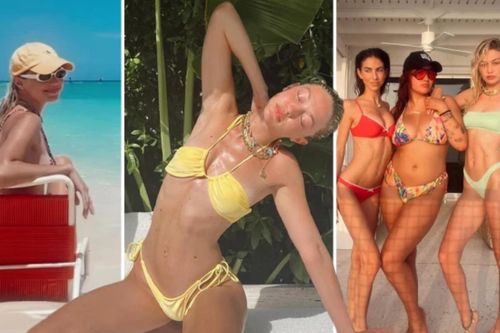 Gigi Hadid lăng xê mốt mặc bikini lộn ngược không giống ai