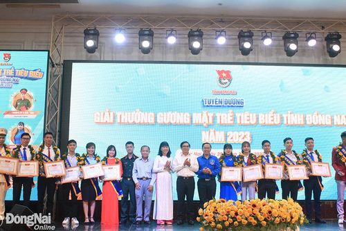 Tôn vinh 12 gương mặt trẻ tiêu biểu tỉnh Đồng Nai năm 2023