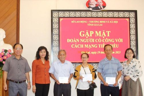 Gia Lai: Gặp mặt đại biểu dự Hội nghị biểu dương người có công tiêu biểu toàn quốc