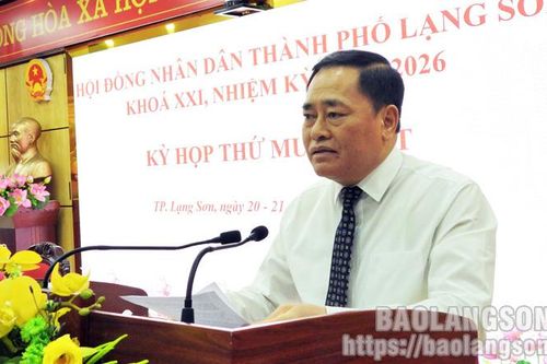 HĐND thành phố Lạng Sơn tổ chức kỳ họp thứ 11 – kỳ họp thường lệ giữa năm 2023