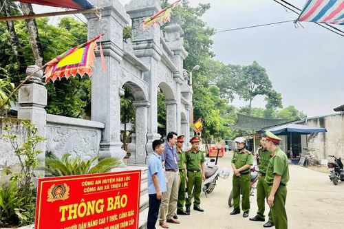Tăng cường công tác bảo đảm an ninh, trật tự lễ hội Hàn Sơn 2023