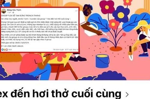 'Flex đến hơi thở cuối cùng' với hơn 1,4 triệu thành viên thông báo dừng hoạt động