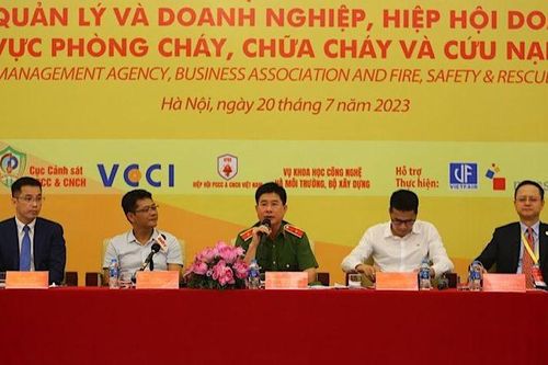Đối thoại với 300 doanh nghiệp, hiệp hội tháo gỡ khó khăn trong lĩnh vực phòng cháy, chữa cháy