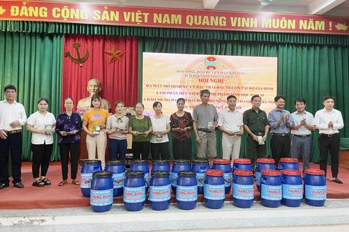 Đan Phượng: Nhân rộng mô hình xử lý rác thải đầu nguồn tại hộ gia đình