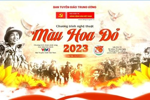 Chương trình nghệ thuật 'Màu hoa đỏ' tái hiện những ký ức bi hùng