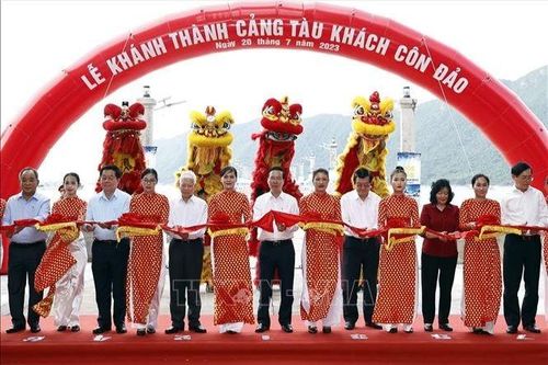 Chủ tịch nước Võ Văn Thưởng dự Lễ khởi công và khánh thành hai công trình ở Côn Đảo