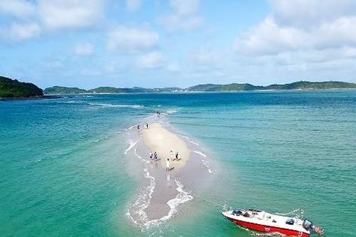 Con đường cát giữa biển tuyệt đẹp, phải 'tùy duyên' mới gặp ở Cô Tô