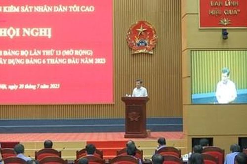 Xây dựng Đảng bộ VKSND tối cao trong sạch, vững mạnh, hoàn thành xuất sắc nhiệm vụ được giao