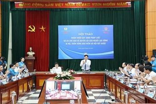 Hội thảo Hoàn thiện quy định của pháp luật và cơ chế bảo vệ quyền lợi của người lao động bị nợ, trốn đóng BHXH