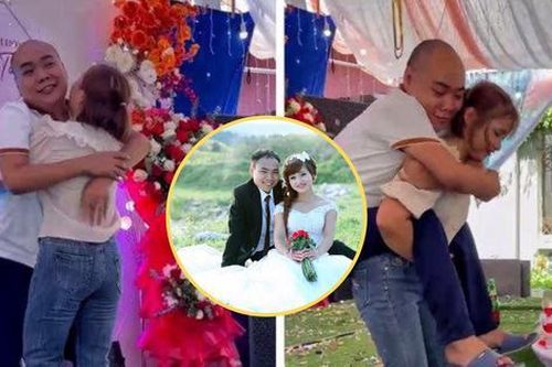 Vợ cõng chồng bị liệt nặng hơn 70kg trong đoạn clip hút 2 triệu lượt theo dõi