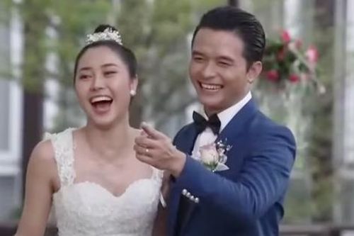 Hằng làm cô dâu trong tập cuối 'Hoa hồng cho sớm mai'