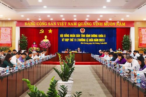 Kỳ họp HĐND tỉnh Bình Dương khóa X: Xem xét thông qua nhiều Nghị quyết quan trọng