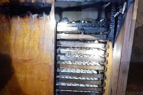 Chập điện trong đêm gây cháy lò ấp trứng vịt