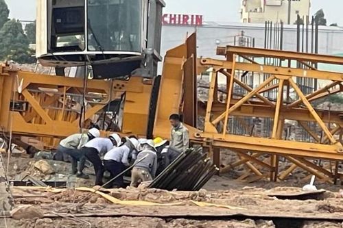 Thông tin mới vụ sập cẩu tháp ở Bắc Giang do Ricons làm tổng thầu
