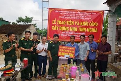 Hỗ trợ 160 triệu đồng xây dựng Nhà tình nghĩa