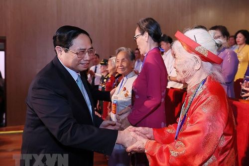 Thủ tướng Phạm Minh Chính dự Hội nghị Biểu dương Người có công với Cách mạng