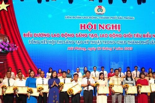 Hải Phòng: Biểu dương hàng trăm công nhân lao động giỏi, sáng tạo