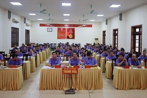 VKSND tỉnh Thanh Hóa triển khai Chỉ thị của Viện trưởng VKSND tối cao về phòng, chống tham nhũng, tiêu cực