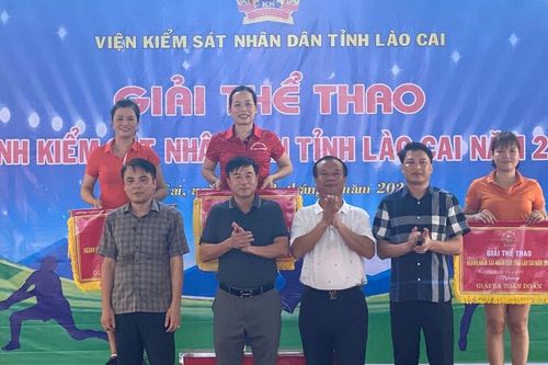 Bế mạc Giải cầu lông, quần vợt, bóng chuyền hơi ngành kiểm sát nhân dân