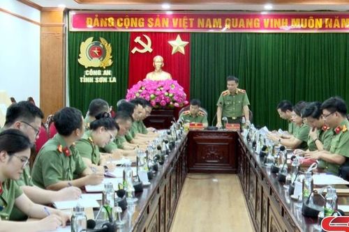 Cục Đào tạo Bộ Công an làm việc với Công an tỉnh Sơn La