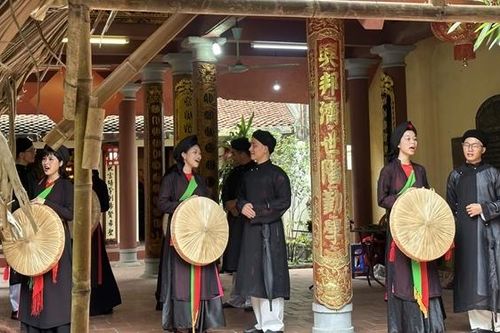Tái hiện không gian văn hóa quan họ truyền thống