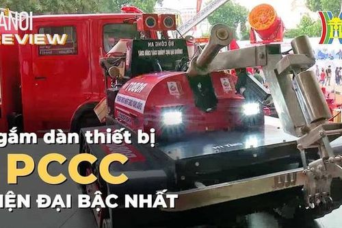 Dàn thiết bị PCCC hiện đại được trưng bày tại Hà Nội | Hà Nội Review | 22/07/2023