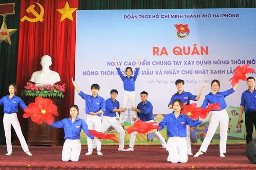 Tuổi trẻ Hải Phòng huy động nguồn lực 1,5 tỷ đồng chung tay xây dựng nông thôn mới và Ngày Chủ nhật xanh