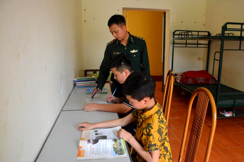 Hạnh phúc trong mái ấm Biên phòng