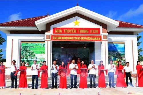 Khánh thành Di tích lịch sử cấp quốc gia Làng K130