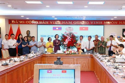 Đại hội thành lập Chi hội hữu nghị Việt Nam - Lào Thông tấn xã Việt Nam