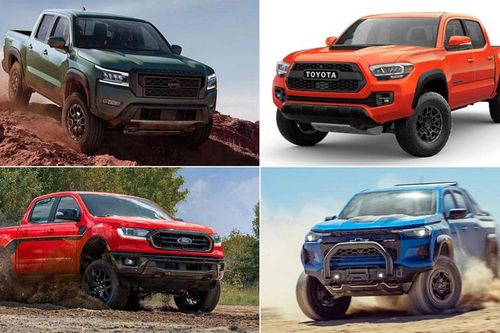 Top 10 xe bán tải cỡ trung tốt nhất năm 2023