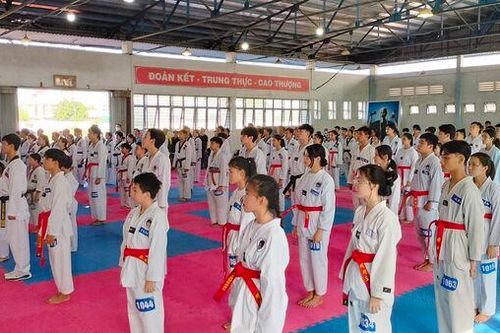 Hơn 150 võ sinh An Giang thi thăng đẳng Taekwondo