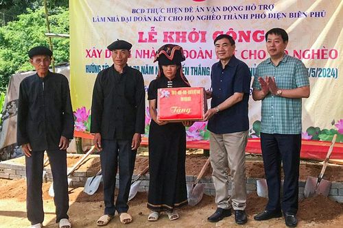 TP. Điện Biên Phủ có trên 50 hộ nghèo được hỗ trợ làm nhà đại đoàn kết