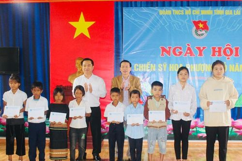Ngày hội chiến sĩ 'Hoa phượng đỏ' tại xã Chư Á