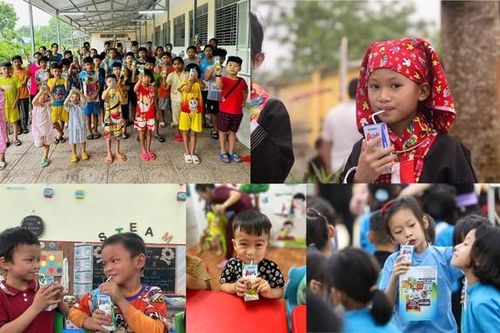 Theo chân quỹ sữa trên những hành trình 'Trao sữa, gửi niềm tin'
