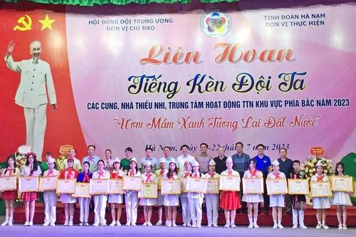 Thiếu nhi Lào Cai hoàn thành xuất sắc phần thi tại Liên hoan 'Tiếng kèn Đội ta' khu vực phía Bắc năm 2023