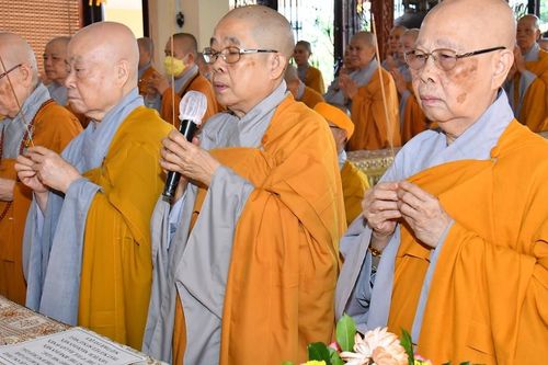 Phân ban Ni giới T.Ư tưởng niệm cố Ni trưởng Thích nữ Như Giác tại Quan Âm tu viện