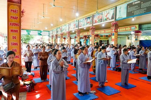Thanh Hóa: Hơn 700 Phật tử tham dự khóa tu thiền lần thứ V tại chùa Khải Nam