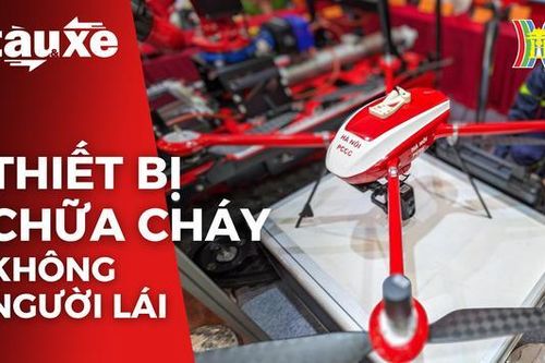 Thiết bị chữa cháy không người lái | Bản tin Tàu và Xe | 23/07/2023