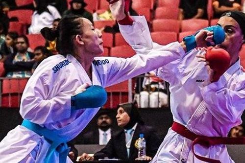 Karate Việt Nam giành Huy chương vàng đối kháng đồng đội nữ châu Á