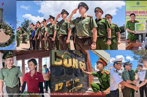 Hành trình đặc biệt của tuổi trẻ Công an Thủ đô ở đảo tiền tiêu của Tổ quốc