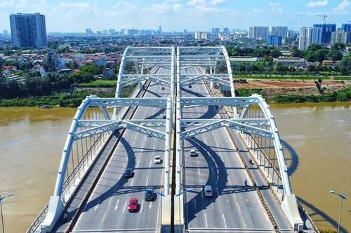 Ngắm cây cầu vòm thép vượt sông rộng nhất Việt Nam sau gần 10 năm khai thác