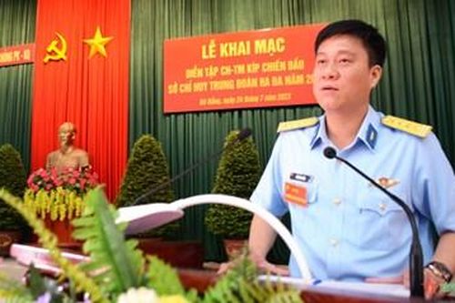 Khai mạc diễn tập chỉ huy tham mưu kíp chiến đấu sở chỉ huy trung đoàn ra đa năm 2023