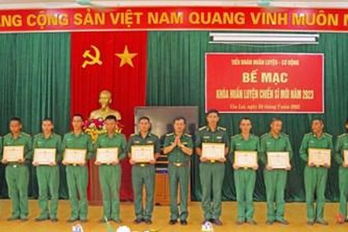Bộ đội Biên phòng tỉnh Gia Lai: Bế mạc huấn luyện chiến sĩ mới năm 2023