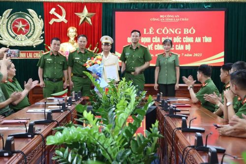 Công an 3 tỉnh công bố quyết định điều động cán bộ lãnh đạo, chỉ huy