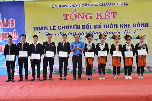 Châu Quế Hạ đẩy mạnh chuyển đổi số trong xây dựng nông thôn mới