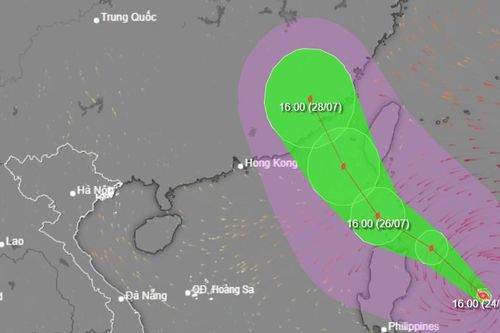 Bão Doksuri khả năng mạnh lên thành siêu bão đi vào Biển Đông