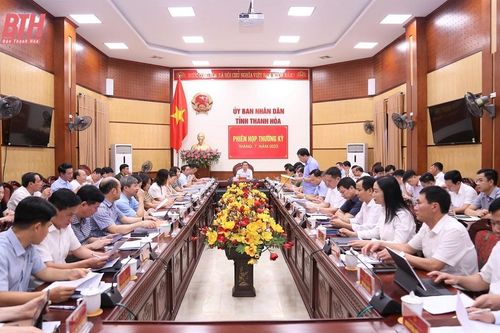UBND tỉnh họp thường kỳ tháng 7-2023: Thảo luận, quyết định các giải pháp trọng tâm phát triển kinh tế - xã hội tháng 8-2023