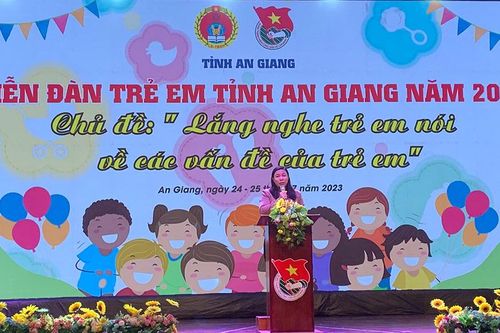 An Giang khai mạc Diễn đàn trẻ em năm 2023